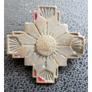 Insigne boutonnière de la Croix rayonnante de 2,1 cm de côté