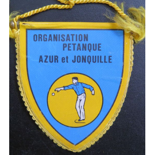 Fanion 9 x 10,5 cm du championnat suisse de doublets Genève 1983