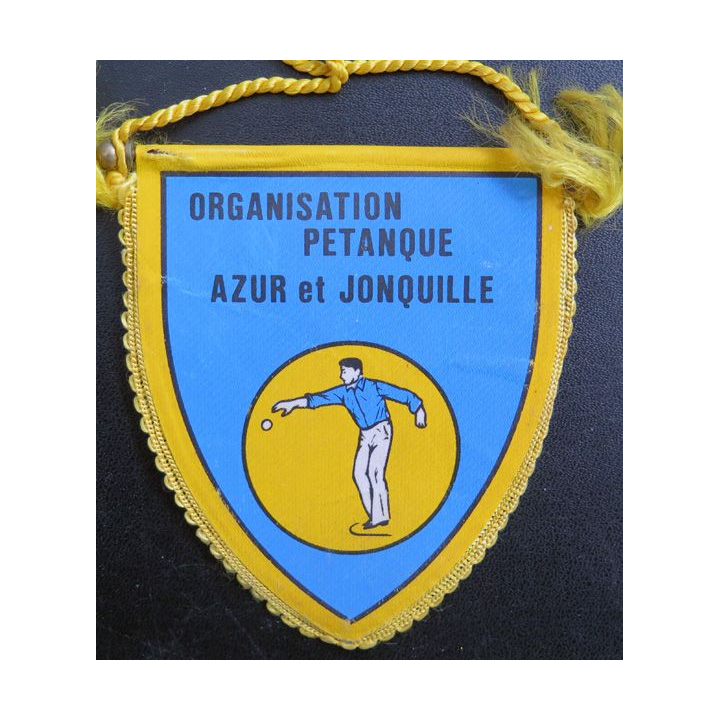 Fanion 9 x 10,5 cm du championnat suisse de doublets Genève 1983