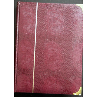 Magnifique Album de timbre (2,2 kg) relié comprenant 32 pages recto verso