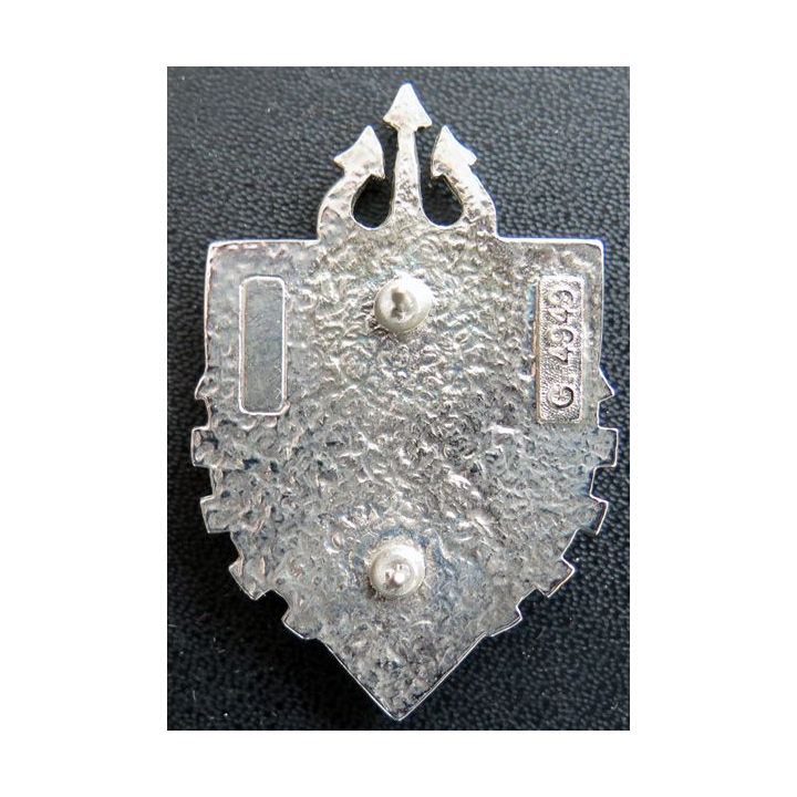 BCS KFOR : Insigne métallique du bataillon de commandement et de soutien de la KFOR G.4949.