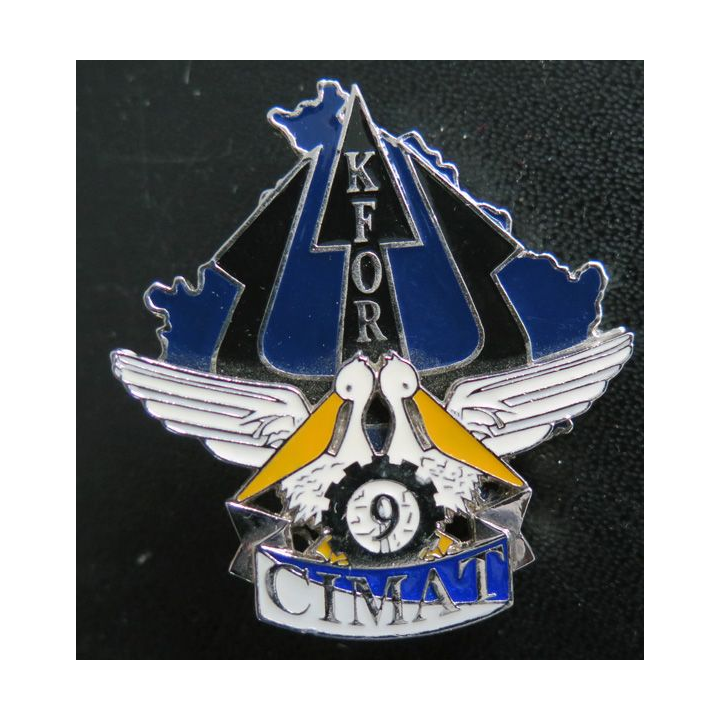 CIMAT 9 : compagnie d'intervention du matériel 8° mandat KFOR Mitrovica fabrication Sheli