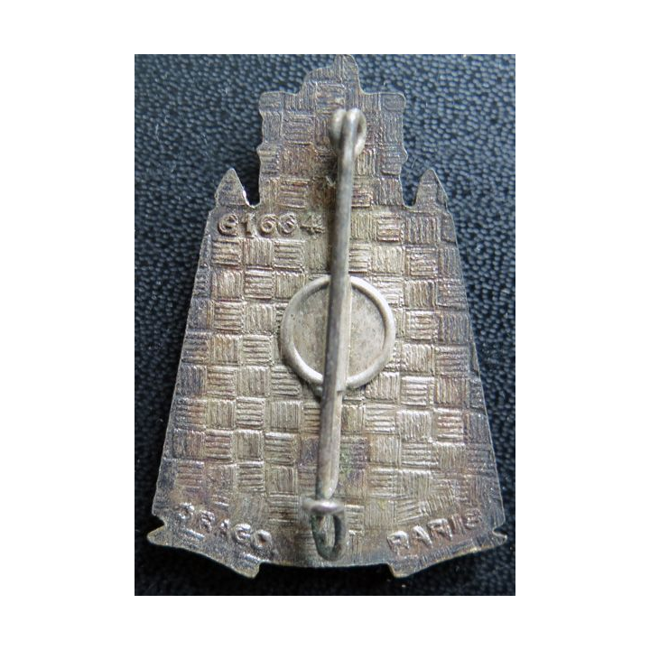 CIISS 1 : insigne métallique du centre instruction interarmées du service de santé N° 1 de fabrication Drago G. 1664 émail
