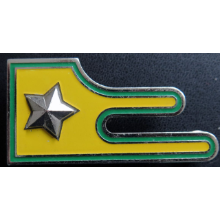 insigne métallique de col italien