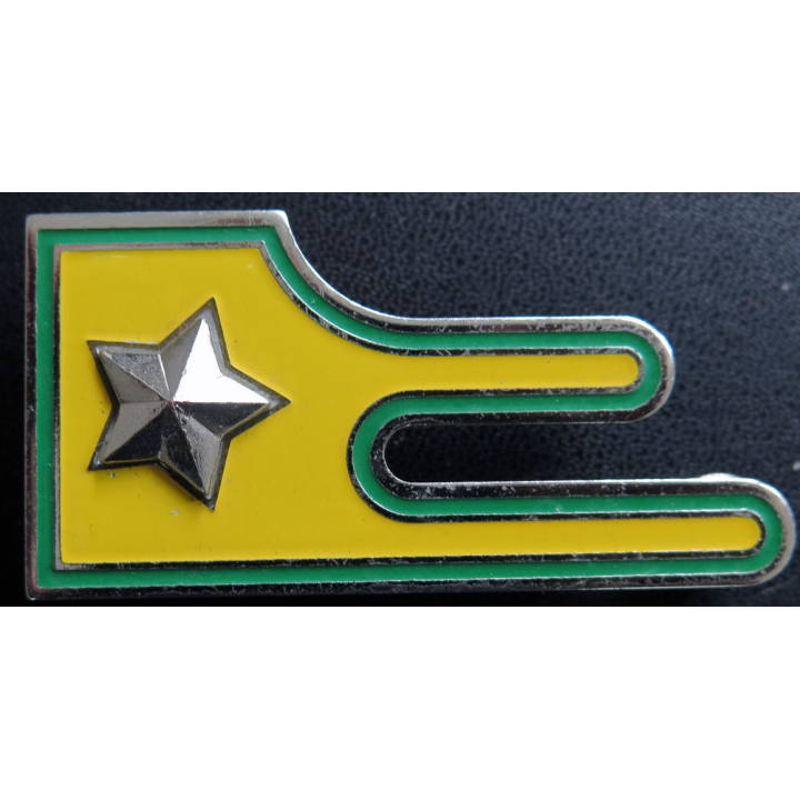 insigne métallique de col italien