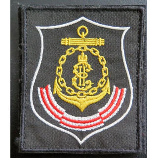 insigne tissu brodé sur scratch de la marine royale anglaise 10 x 8,5 cm