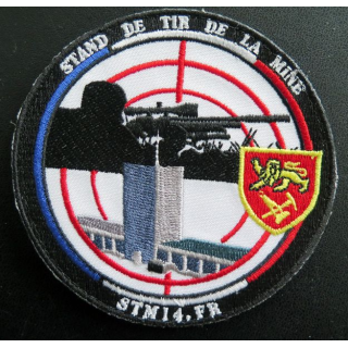 Ecusson tissé STM 14. FR stand de tir de la mine