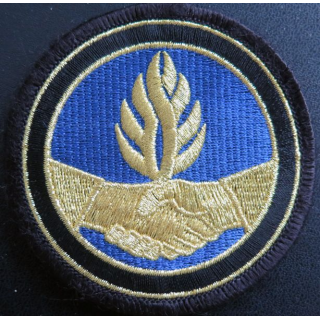 Ecusson tissé de l'amicale de la gendarmerie 