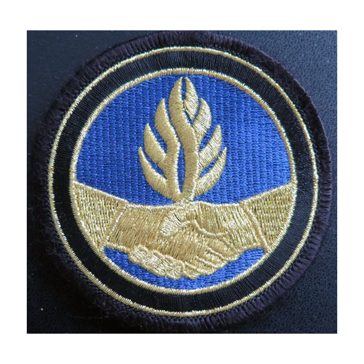 Ecusson tissé de l'amicale de la gendarmerie 