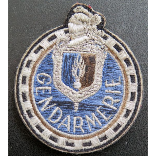 Ecusson tissé des centres d'instruction des gendarmes auxiliaires
