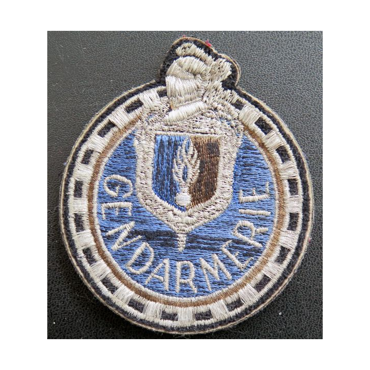 Ecusson tissé des centres d'instruction des gendarmes auxiliaires