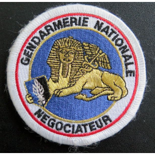 Ecusson tissé de négociateur de la gendarmerie nationale 