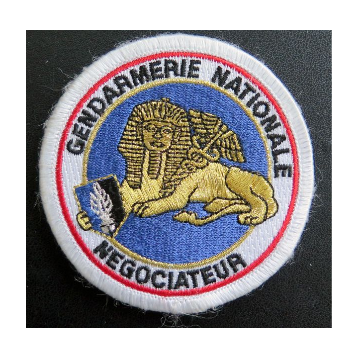 Ecusson tissé de négociateur de la gendarmerie nationale 