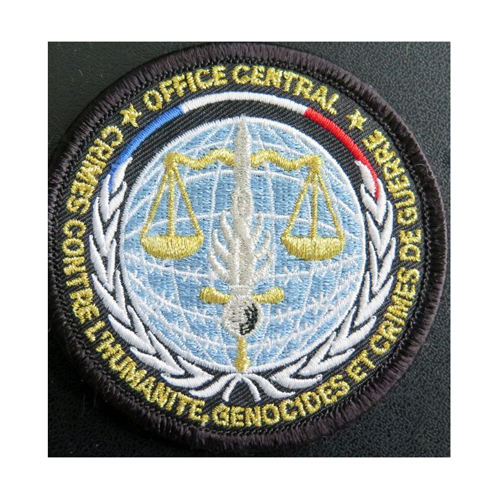  CCH / GCG : écusson brodé de l'office central des crimes contre l'humanité