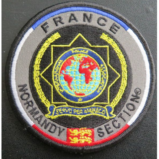 Insigne tissu Gendarmerie Normandy section International police association