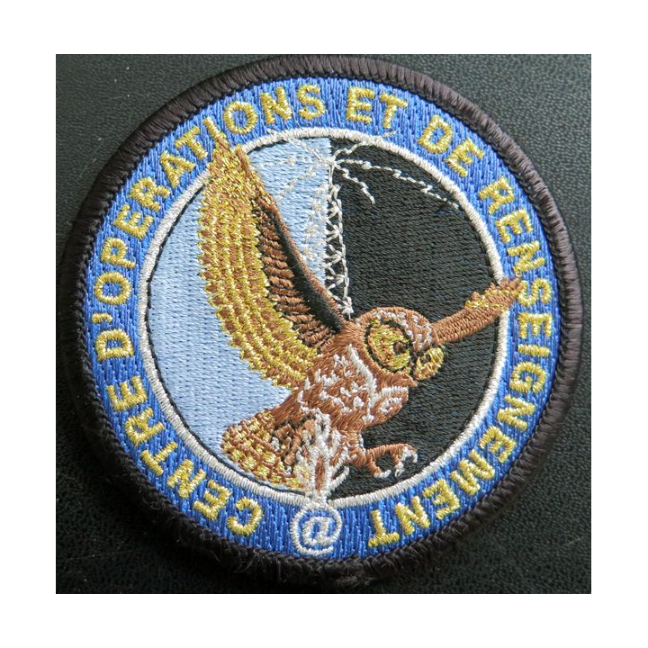 Ecusson tissé du centre d'opérations et de renseignement de la gendarmerie nationale