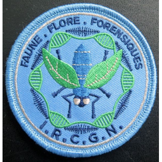 IRCGN : Ecusson tissé dde l'IRCGN Faune Flore forensiques