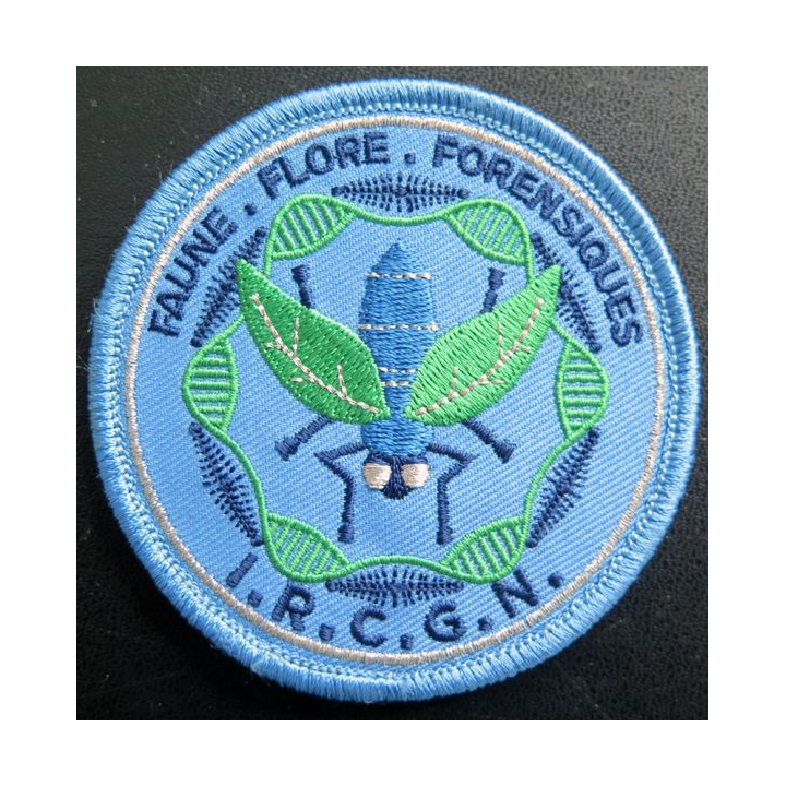 IRCGN : Ecusson tissé dde l'IRCGN Faune Flore forensiques