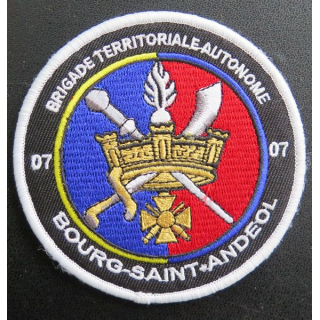 Ecusson tissé de la Brigade territoriale autonome Bourg-Saint-Andéol