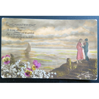 Carte postale enchantement 1917
