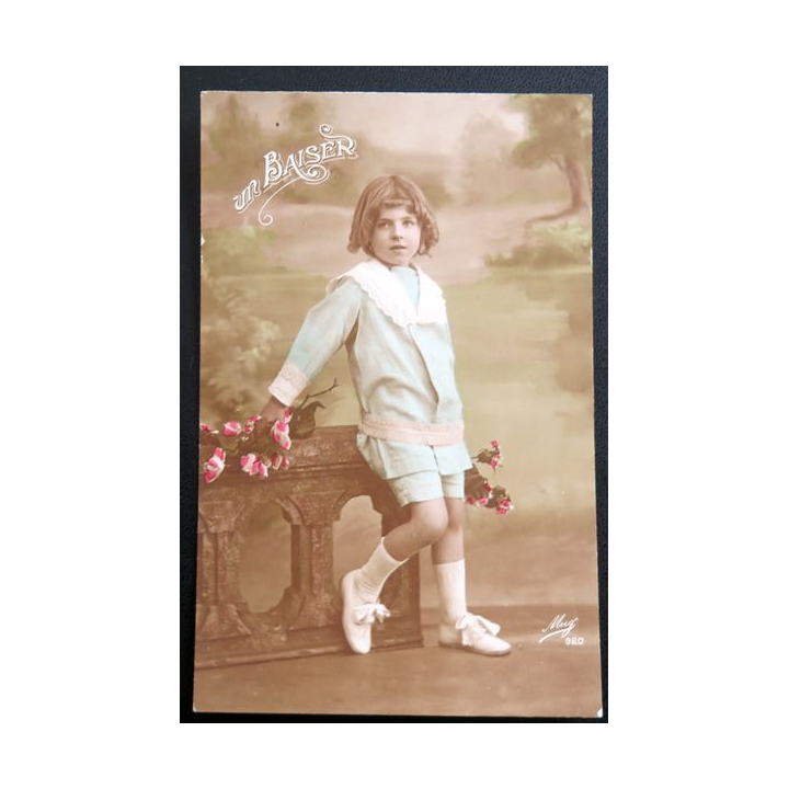 Carte postale Un Baiser 1917