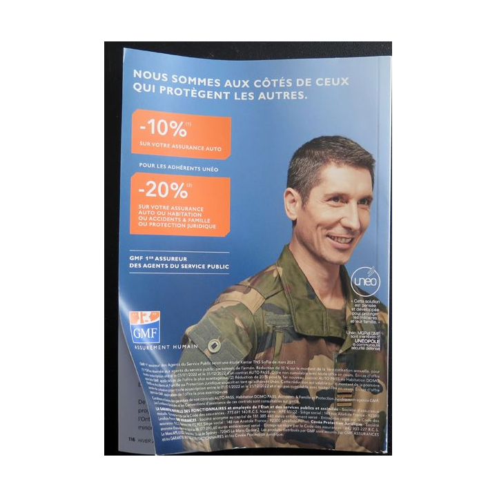 ASAF N°133 : bulletin ENGAGEMENT de l'association de soutien à l'armée française Hiver 2021