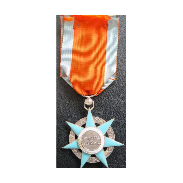 FRANCE : Médaille de chevalier de l'Ordre du Mérite Social en émail éclat centre verso