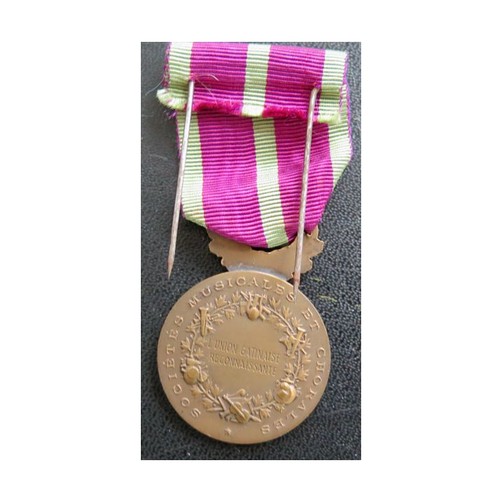 FRANCE : médaille d’honneur des sociétés musicales et chorales (L10)