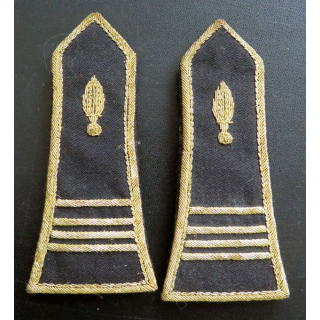 paire d'épaulette de spencer (tenue de soirée) de Commandant du Corps des Experts en cannetille