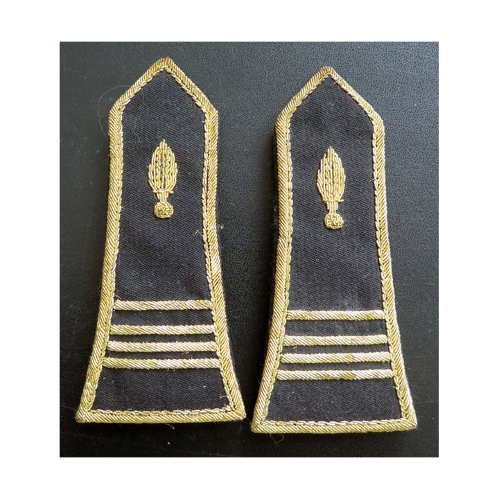 paire d'épaulette de spencer (tenue de soirée) de Commandant du Corps des Experts en cannetille