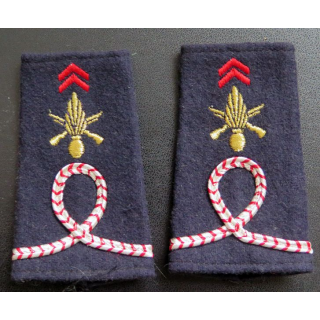 Paire de fourreau d'épaule d'EOR de l'Infanterie 
