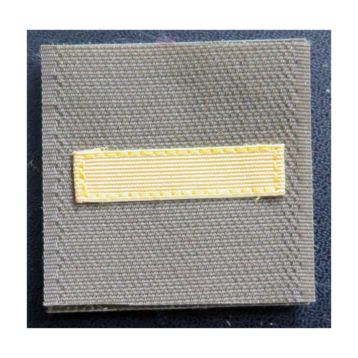 Galon de combat de sous Lieutenant sur Velcro