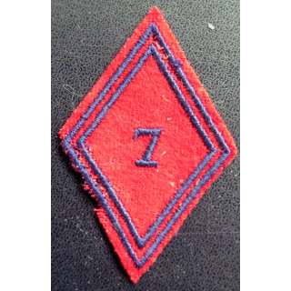 LOSANGE DE BRAS MODÈLE 45 insigne tissu Troupe Artillerie de Marine