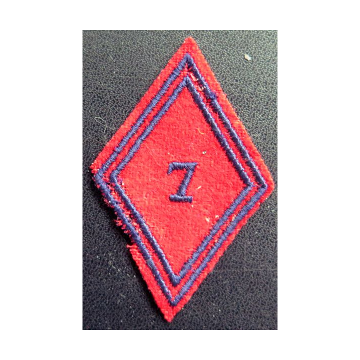 LOSANGE DE BRAS MODÈLE 45 insigne tissu Troupe Artillerie de Marine