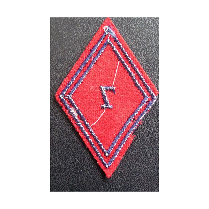 LOSANGE DE BRAS MODÈLE 45 insigne tissu Troupe Artillerie de Marine