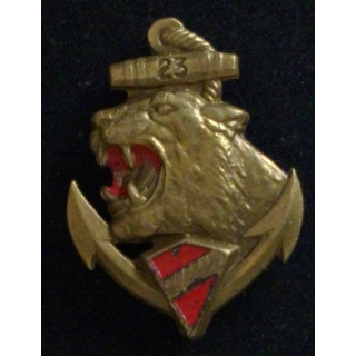 23° Régiment d'infanterie Coloniale  de fabrication Drago Paris Peint