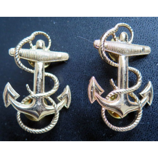 Paire d'insigne de col de l'US Navy A 26 N