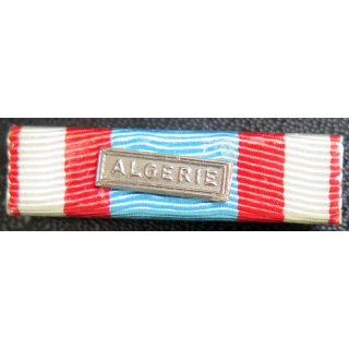 FRANCE : Rappel de décoration de la médaille commémorative d'Algérie avec sa barrette