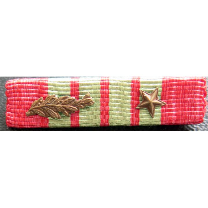 FRANCE : Rappel de décoration de la croix de guerre 1939 1945 avec clou et palme