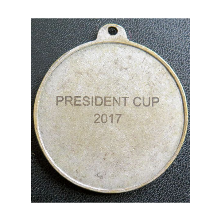 SEYCHELLES : médaille de la Football federation President Cup 2017 argentée