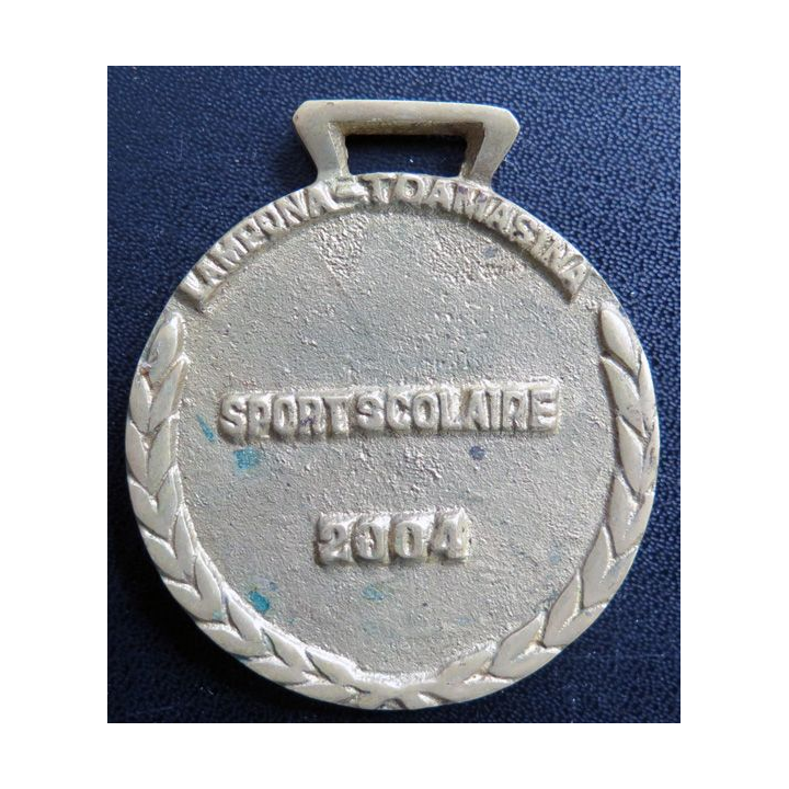 MADAGASCAR : médaille de sport scolaire 2004 Lampona Toamasina Championnat MENRS