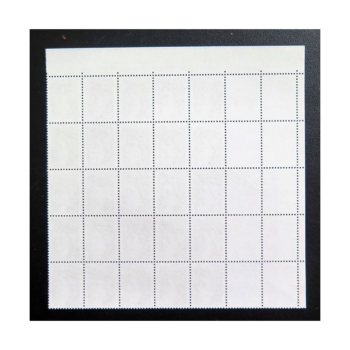 FRANCE : feuille de 25 timbres neufs de Sabine de Gandon 0,01 gris foncé 1978
