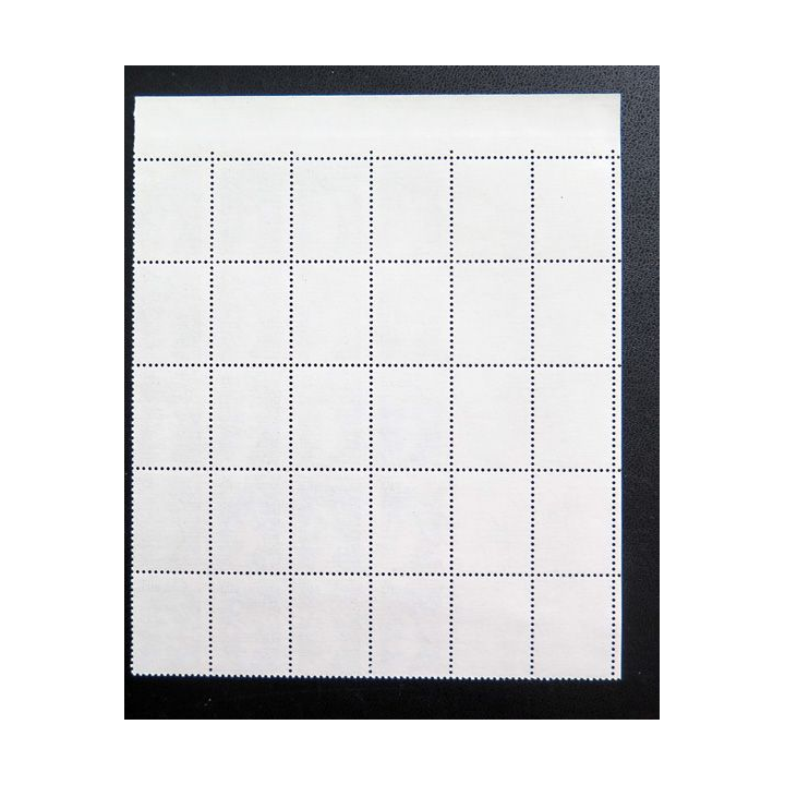 FRANCE : feuille de 20 timbres neufs de Sabine de Gandon 0,05 Vert Noir 1978