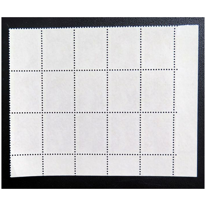 FRANCE : feuille de 15 timbres neufs de Sabine de Gandon 0,10 F Rouge brun 1978