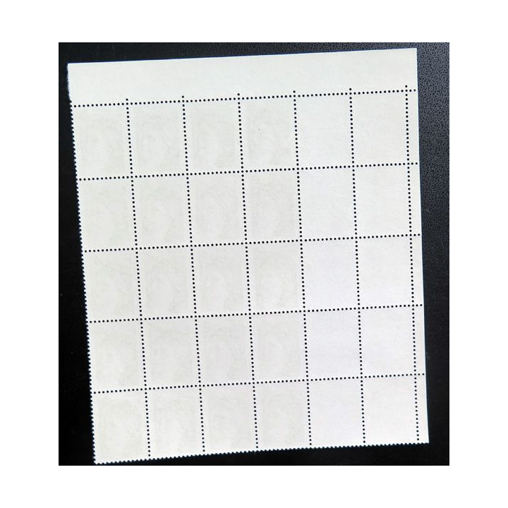 FRANCE : feuille de 20 timbres neufs de Sabine de Gandon 0,05 F Vert Noir 1978