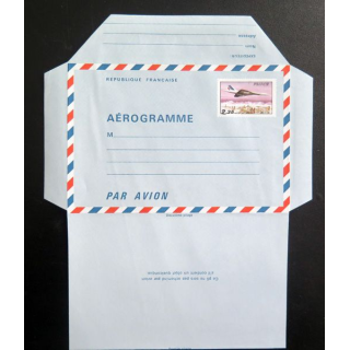 Aérogramme neuf Concorde 2,35 F