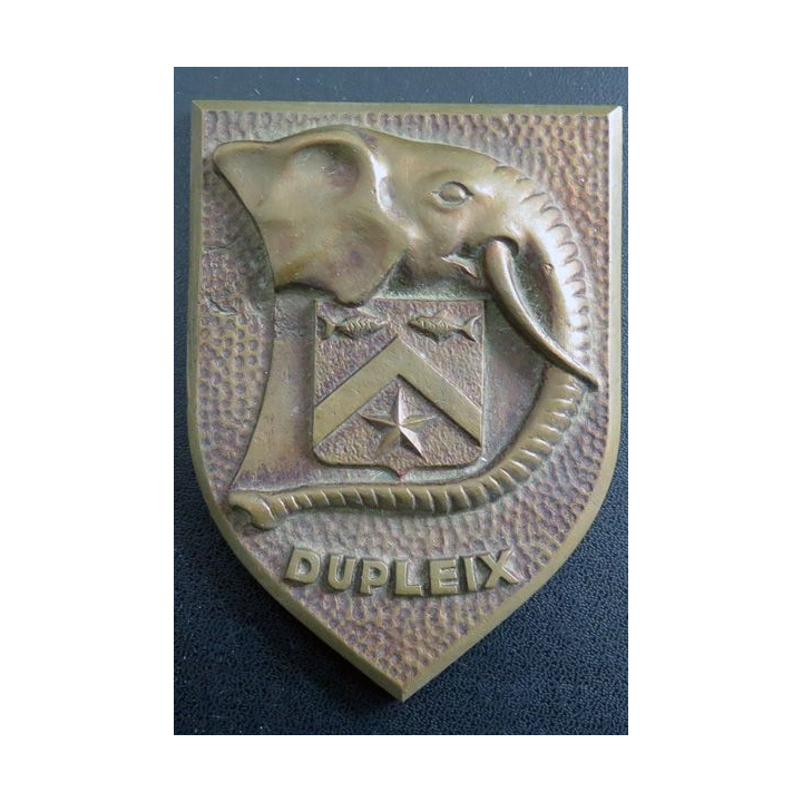 MARINE : Tape de bouche du Dupleix en bronze sans support bois
