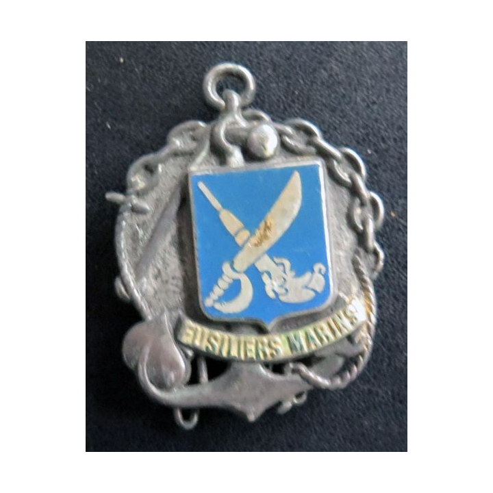 FUSILIERS MARINS : insigne béret des fusiliers marins de fabrication Drago Noisiel