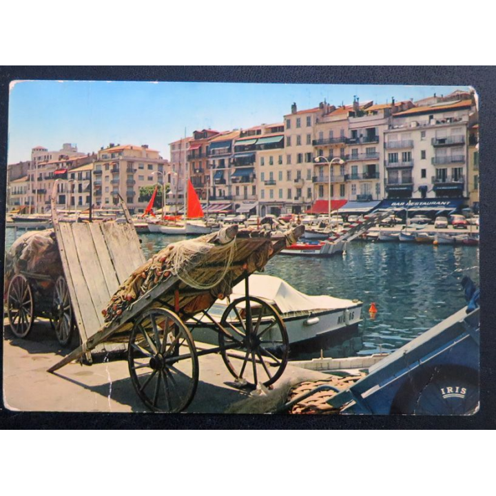 Carte postale reflets de la côte d'Azur Cannes 1978
