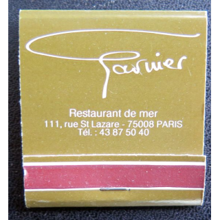 BOITE D'ALLUMETTES : Restaurant de mer Paris  (neuve)